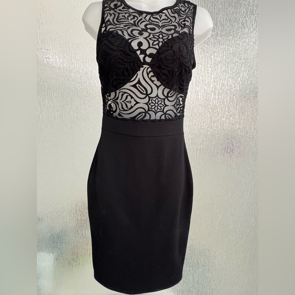 Elegant Black Lace Dress- very sexy yet elegant